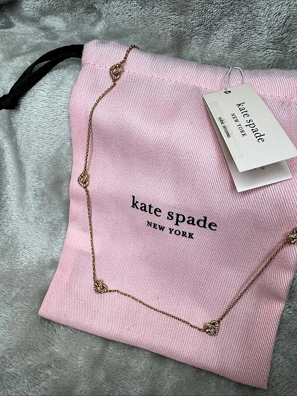 kate spade new york Gold-Tone Pendant Necklace NWT